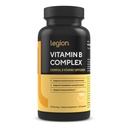 Legion Vitamin B-Complex (120 Kapsul) - Vitamin B Kompleks dengan Cholin dan Inositol Support Mood & Liver Fungsi - Vegan B Kompleks Vitamin Mendukung Energi Metabolisme & Fungsi Otot