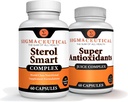 Niasin - Beta Sitosterol - Policosanol - Plant Stereol - Bawang - Bawang - Cayenne Tambahan Suplemen Super Antioksidant - Goji Berry, Acai Berry, Mangosteen, Reveratrol, Pomegranate & Noni