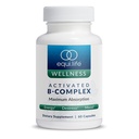 Equility Activated B Complex, Super B Complex Dietary Suplement With Biotin, Inositol, B12 & B6, Choline & Folate to Support Energy & Hair, Skin, Nail Health, Gluten Free, Vegan, Non GMO, 60 Capsules