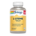 SOLARAY L-Lysine, Free- Form 1000 mg, EsculAmino Acid Ammune Supplemen dengan Vitamin C 1.000 mg dan Zinc 25 mg, Nilai Ukuran, Lab Diverifikasi, 60 Hari Jaminan, 60 Hamba, 180 tablet