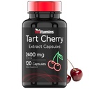 Tart Cherry Capsules (2400 MG - 120 Count), dari Montmorency Cherry Extract 124; Menyediakan Antioxidants, Anthocyanins, & Phytonutrients 124; Tart Cherry for Sleep and More!