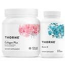 THORNE - Collagen Plus dan Biotin 8 Bundle untuk Radiant Skin, Hair, dan Nails - 30 pelayan