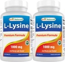 Terbaik Serba L- Lysine 100mg 180 Tablet (180 Cacah 1)) (2 Botol)