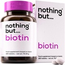 Biotin Tablets for Hair Growth 10000 mcg - Biotin Hair Vitamin for Hair Loss - Biotin Hair, Skin dan Nails Vitamin for Women - Metabolisme Support - 180 Vegan Tablet
