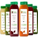 1 Hari Juice Cleanse by Raw Fountain, All Natural Raw Detox Cleanse, Juicing for Body Reset, Cold Pressed Juice Fast, Great Way to Jumpstart a Heally Diet 6 Bottles 12oz