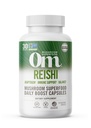 OM MUSHROOM SUPERFOOD Reishi Mushroom Capsules Superfood Suplement, 90 Count, 30 Hari, Adaptogen Organik untuk Relief Stress dan Immune Health