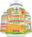 Segar Healtcare Vitamin D3 100000 IU (250mcg) dengan Ekstra Virgin Olive Oil - Dukungan Imune - 300 Softgels untuk Joints, Bone, Muscle & Mood Kesehatan - Non-GMO Vitamin D Suplemen