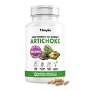 Vitapia Organic Artichoke Extract Suplement - Liver Cleanse Detox & Repair, Liver Health, Diatle, Antioksidant Dukungan - 120 Vegan Kapsules, Non GMO, Gluten Free