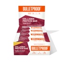 Bulletproof Fudge Brownie Protein Bars, Pack of 12, Keto- Friendly Snack with MCT Oil, Grass-fed Collagen, No Added Sugar