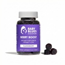 Baby Blues Berry Boost for Moms, Imunity Elderberry Immunes Support Immune Support with Vitamin C and Zinc for Dewas, Non-GMO Immune System Vitamin Booster Vegan Gluten Free Gummies, 60pcs