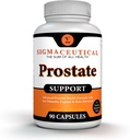 Prostate Dukung Kompleks - melihat Palmetto & Beta Sitosterol dengan Pygeum Bark - Bantuan Flow harian untuk Pria - 90 Tanaman Alam Stereol Capsules
