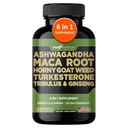 Gade Nutrition Ashwagandha dengan Maca Root, Horny Goat Weed, Turkesteron Suplemen, Tribulus Terristris, Panax Ginseng, 90 Vegetable Capsules for Energy, Stamina, Performance.