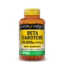MASON NATURAL Vitamin A Beta Carotene 25,000 IU - Supports Healthy Vision, Cell Fungsi & Imune Fungsi, 100 Softgels