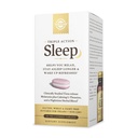 Solgar Triple Action Sleep, 60 Tri- Lapis-Time- Rilis Melonalin & L- Theanine Plus Herbal Blend - Helping You Relax, Fall Asleep Fast & Stay Alleger - Non-GMO, Gluten Free - 60 Servings