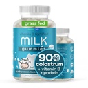 Colostrum Gummies untuk Anak-anak Dewasa 124; Colostrum Milk Protein Gummies dengan Vitamin B Kompleks 124; Gula Bebas 60