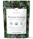 Truvani Protein + Greens Suplemen 124; Spinach, Kale & Broccoli 124; 10g Organic Plant Based Protein 124; 20 Servings