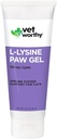 Tet Worthy Lysine Paw Gel Aid for Cats - Cat Paw Gel untuk mendukung The Immune System and Overall Health - Cat Suplemen dengan Acid L- Lysine- Salmon Flavor Gel, 3oz