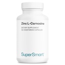 SuperSmart - Zinc L-Carnosine 75mg per Day (Well-Tolerated) - Zinc Carnosine Supplement Non- GMO & Gluten Free - 120 Vegetarian Capsules