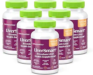 LiverSmart - Liver Cleanse & Repair Formula dengan European Milk Thistle, Silymarin, Artichoke, Dandelion, Yellow Dock Root, Beet Root