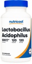 Nutricost Lacleillus Acigholilus 500 Juta CFU Per Serving (120 Capsules)