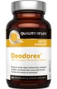 Kualitas Kehidupan - Detoksifikasi Dukungan - Fight Bad Breath dan Tubuh Odor - Deodorex - 60 Vegicaps