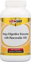 Vitacost Mega Digeptical Enzymes with Pancreatin 10X - 300 Capsules