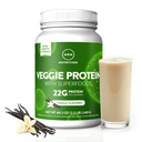 Vanila Flavored 124; 22g Complete Protein 124; Over 8.8g Esmino Amino acids 124; 13 superfoods 124; with Omega 3s and Omega6s 124s; Keto Friendly 124; 33 Servings