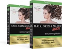 Purvana Max Hair, Skin, dan Nails Vitamin - 5000mcg Biotin, Folic Acid, DMAE, Grape Eed Extract - Satu Hari Rambut Vegan, Skin, Nails Dukungan - Promodes Collagen Produksi - 30 Caps (Paket 2)