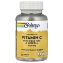 SOLARAY Vitamin C 1000mg Timed Rilis Kapsul dengan Rose HIPS & Acerola Bioflavonoid, Dua tingkat untuk Absorpsi Tinggi & Seluruh Hari Dukungan Fungsi Imune, Jaminan 60 Hari (100 Pelayan, 100 Tablet)
