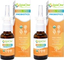 LiviaOne Nasal Spray, All- Natural Plant Based Probiotic Sinus Semprot 1 Fl Oz (Paket 2)