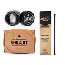 NATURAL SHILAJIT Resin - 20 Gram Shilajit Suplemen dengan Fulvic Acid & Trace Mineral & Shilajit Honey Sticks 7 Count