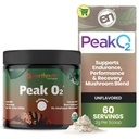 Tambahan Pekerja EarthNutri PeakO2 - Suplemen Mashroom untuk Endurance & Athletic Performance - Tanpa Addicitives, Tak Ada Pembakar - Pendukung Stamina, Kekuatan & Pemulihan - 60