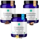Ora Organik Protein Powder Vanilla, Chocolate & Vanilla Chai Bundle: 21g Plant Based, Vanilla, Vanilla Chai, 20 Servis + 22g Plant Based, Chocolate, 20 Servings