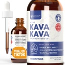 Rejuviva Health Kava Root Extractions Supplement - Active Kava Kava - Active Relaxation & Cair - Liquid Extract - Piper Methysticum - Noble Variety - Alas Occurring Kavachone - 48 Servings
