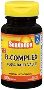 Sundance Vitamin B-Complex 100% Nilai Harian, 100 Hitung Masing-masing (2)
