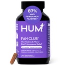 HUM Fan Club Menopause Probiotic Suplement, Estrogen Free Menopause Suplemen Perempuan, Non Hormonal, Mensupport Energi & Hot Flashes, Grape Extract & Siberia Rhubarb, 30 Vegan Capsules