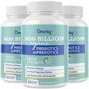 Unsur untuk Perempuan dan Pria, 300 Milyar CFU 24 Strains Prolection + 15 Organic Herbs Pregnanic Blend, Persediaan Kesehatan Shelf Stable Gut untuk Digetical Imune & Whole- Body Health, 6 Bulan Suppply