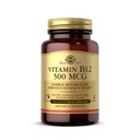 Solgar Vitamin B12 500 mcg - 100 Vegetable Capsules - Energy Metabolisme & Gugup System Support - Non-GMO, Vegan, Gluten & Dairy Free, Kosher, Halal - 100 Servings
