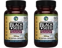 Amazing Herbs Premium Black Seed Oil Capsules - Gluten Free, Non GMO, Cold Menekan Nigella Sativa Aids in Digetical Health, Imune Dukungan, Fungsi Otak - 90 Count, 500mg (Paket 2)