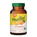 MegaFood Complex C - Vegan Immune Suplemen dengan Vitamin C 250 mg, Dibuat dengan Real Food Termasuk Orange, Cranberry & Brown Rice, Gluten- Bebas, Kosher - 60 tablet, 60 Servings