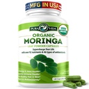 PURA VIDA MORINGA Capsules Single Origin Moringa Powder Organic.