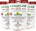 Leonflax, 100% Canadian Flax Seed, All- Natural, High Fiber Content, Dietary Support untuk Improve Your Digetical Health, 18 Oz, Bag, Natural Health Corporation (Paket Kesehatan Alam)