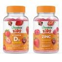 Lifeable Vitamin D Kids + Zinc Kids, Gummies Bundle - Great Tasting, Vitamin Suplement, Gluten Free, GMO Free, Chewable Gummy