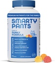 SmartyPants Multivitamin for Men, Women & Children: Vitamin Gumies with Omega 3 Fish Oil (EPA / DHA), Methylfolat, Vitamin D3, C, Vitamin B12, B6, Vitamin A, K & Zinc, 200 Count (30 Hari Supply)