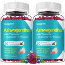 2 Pack Ashwagandha Gummies, Support for Imunity, Relaxation, Calm Mood & Zzz, Ashwagandha Suplemen untuk Pria & Women, Natural Blueberry Flavor, 120 Count