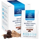 Equimelife Nuttration Daily Dups, All-inOne Multivitamin Meal Replacement, Created Chocolate Flavor, 15G Plant Protein, Supports Overall Wellness Included Energy, Diatle, & Skin, 14 Paket