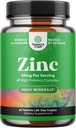 Zinc 50mg Supplemen Dukungan Imune - Zinc Complex Tambahan untuk Sistem Imune dan untuk Enhance Hair Skin dan Nails Vitamin - Mudah untuk Swallow Power Daily Tablets untuk Dewasa