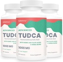 TudCA Liver Suplemen 10000mg - 180 Vegan Capsules, Milk Thistle Herbal Blend with Fulvic and Humic Acid for Liver, Digetical Health