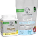 Sunwarrior Creatine Monohydrate Powder Lemonade Flavored 50 Servings