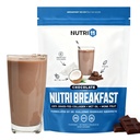 Nutribreakfast by Nutrillermo / Keto Protein Collagen powder with MCT Oil Powder / MCT Oil / Keto Collagen Peptides with Grass- Fed Bovine Collagen Type I & III (15.9, Chocolate)